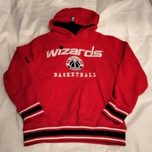 Washington Wizards NBA Basketball Red Youth M Pullover UNK Hoodie Sweatshirt